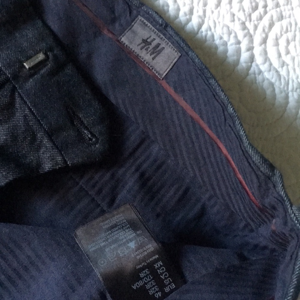 H&M Denim Chambray Bermuda Shorts 32R